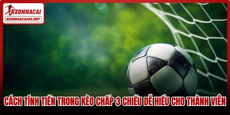 Cách tính tiền trong kèo chấp 3 chiều dễ hiểu cho thành viên