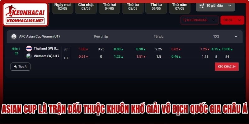 Asian Cup là những trận đấu thuộc khuôn khổ giải vô địch quốc gia châu Á