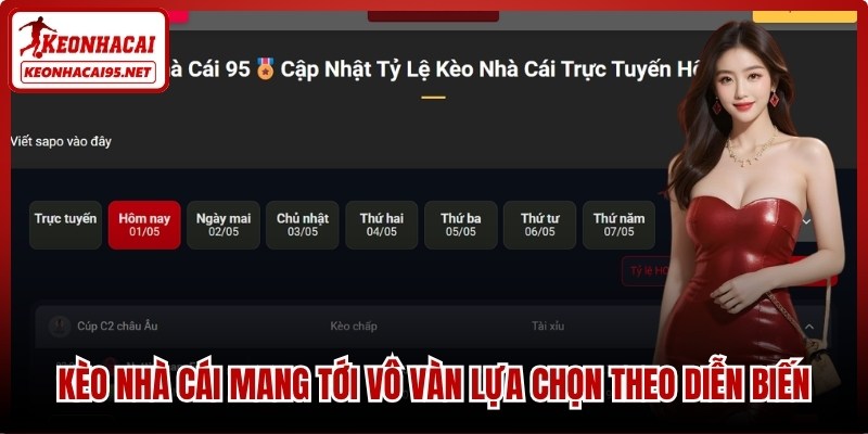 Kèo nhà cái mang tới vô vàn lựa chọn lôi cuốn theo diễn biến mới