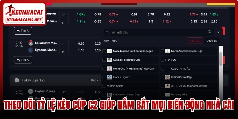 Tỷ Lệ Kèo Cúp C2 - Cập Nhật Bảng Kèo Europa League Mới Nhất 1 Theo dõi tỷ lệ kèo cúp C2 trực tuyến giúp bạn nắm bắt mọi biến động nhà cái